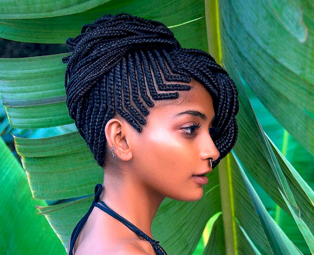 Flechtfrisuren für kurzes Haar