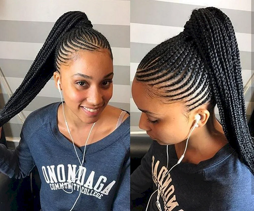 Afro-Schwanz Zöpfe