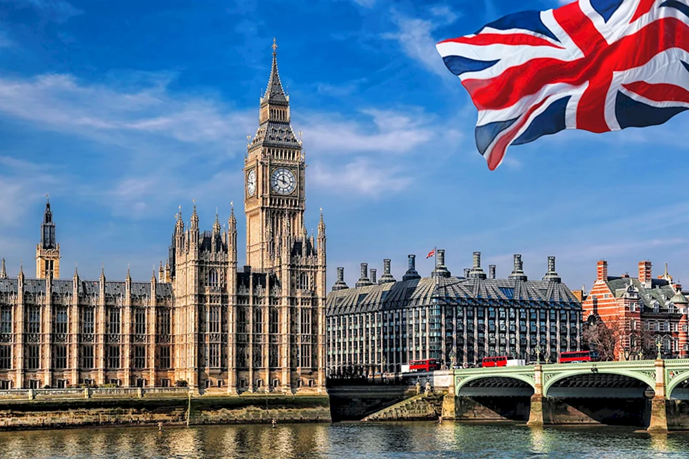 Londoner Flagge Großbritannien