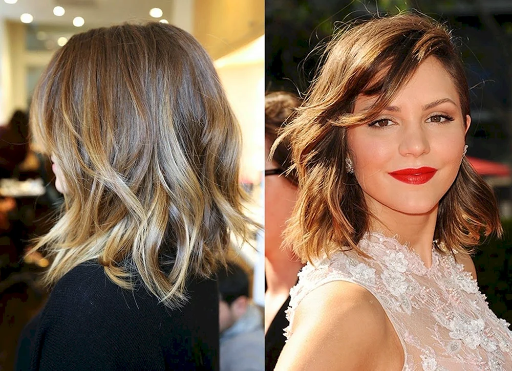 Bronzing für blondes kurzes Haar