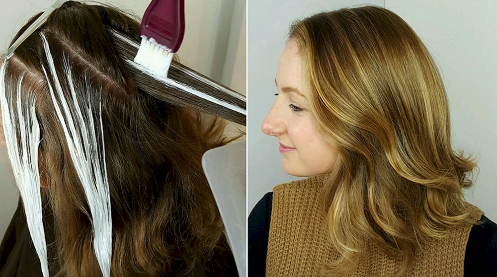 Kleine Melange auf dunklem Haar dunkles Haar 2023