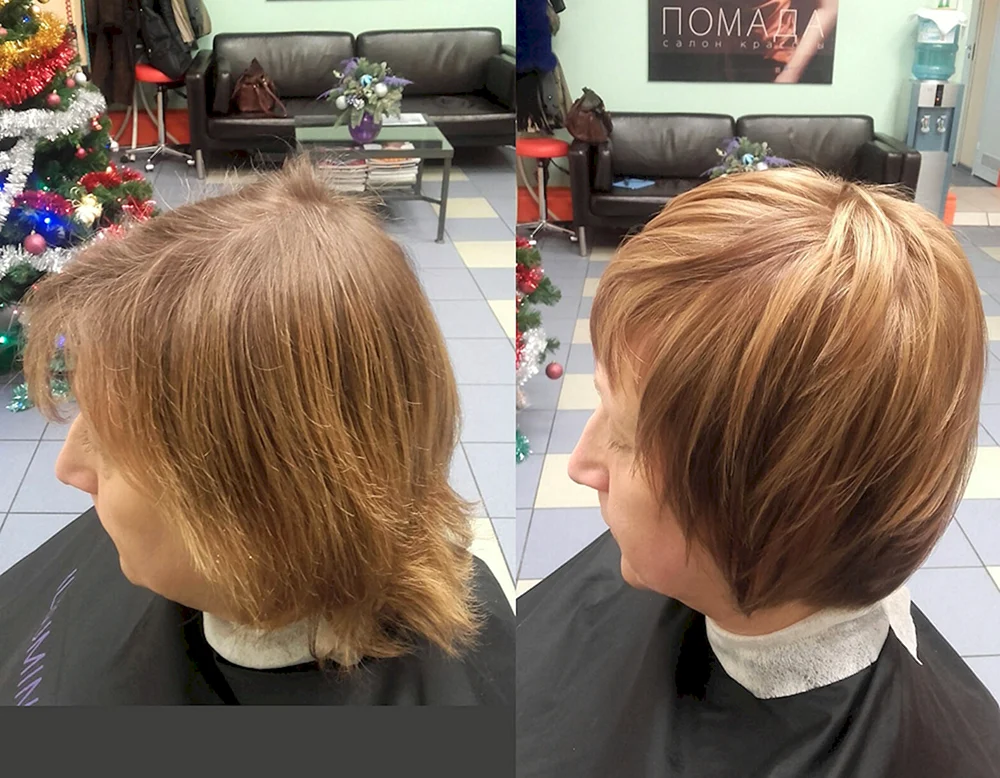 Bronzing für kurzes Haar