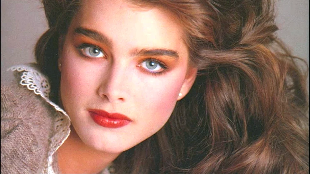 Brooke Shields als junge Frau