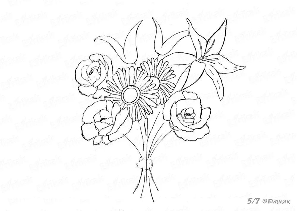 Blumenzeichnungen