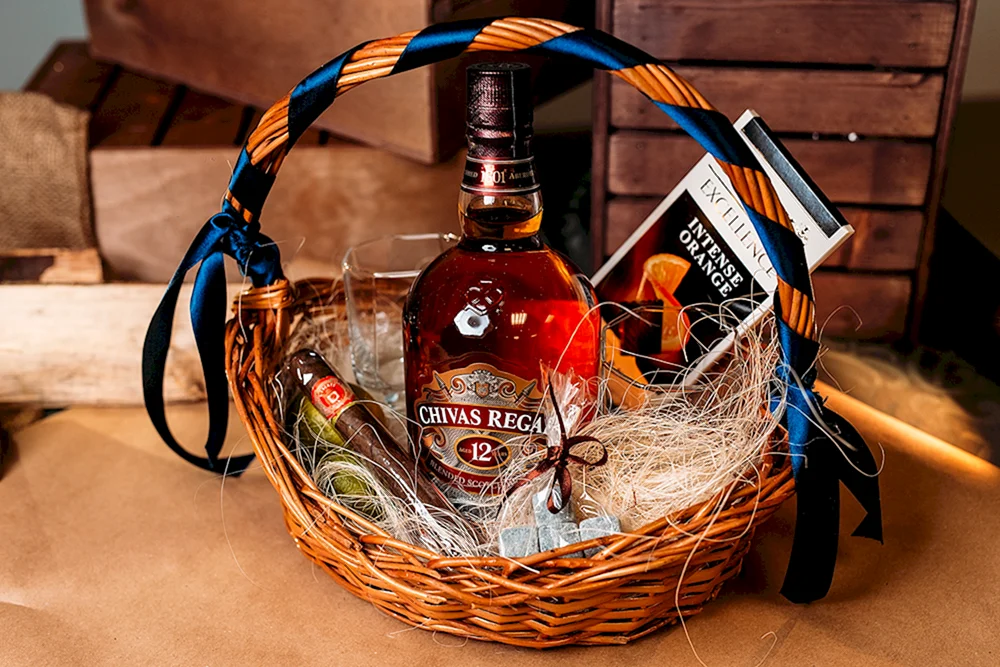 Bouquet mit Cognac für männer