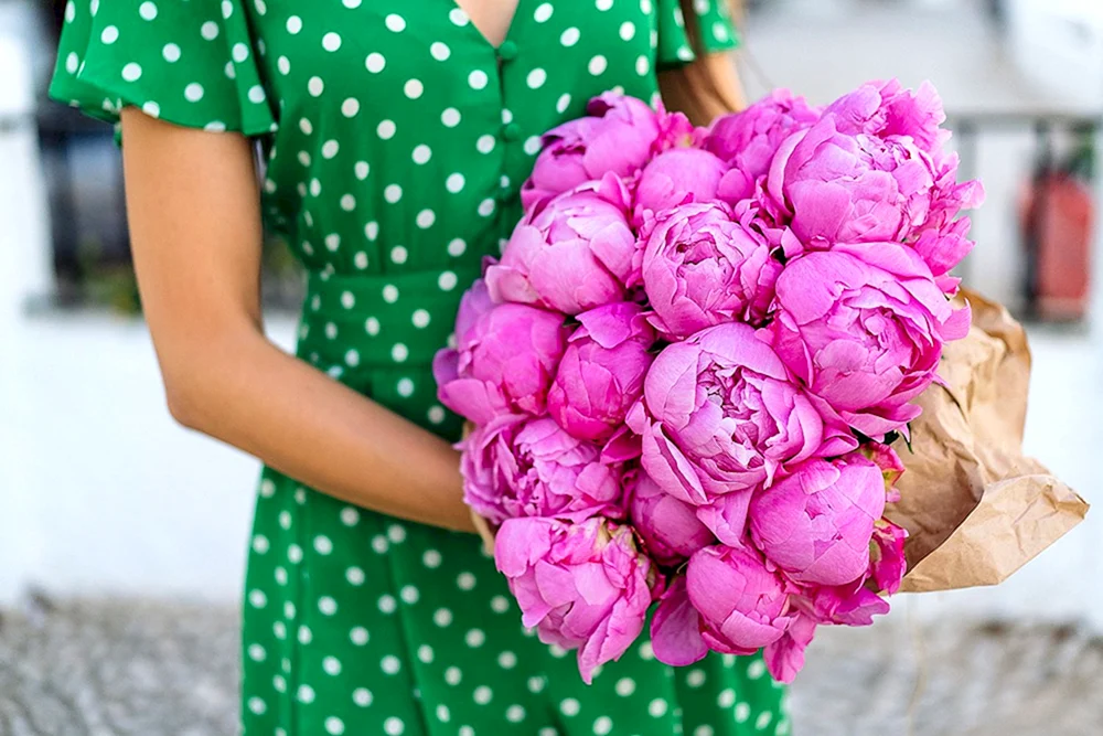 Blumen im Autoinneren