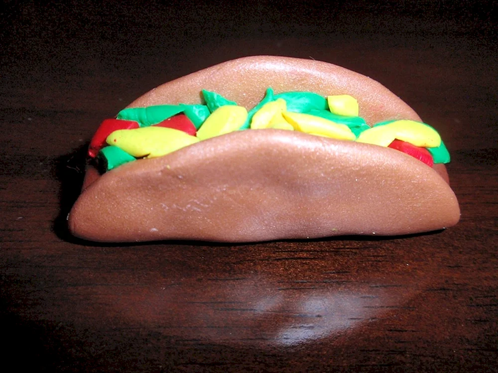 Polymer Knete Sandwich