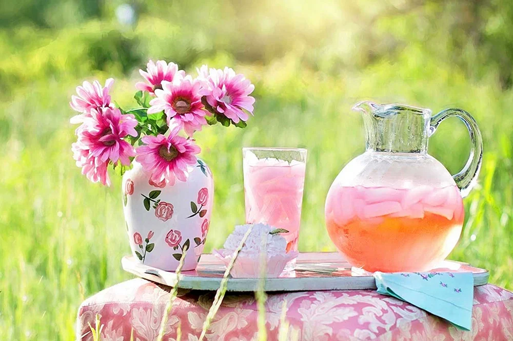 Guten Morgen im Frühling