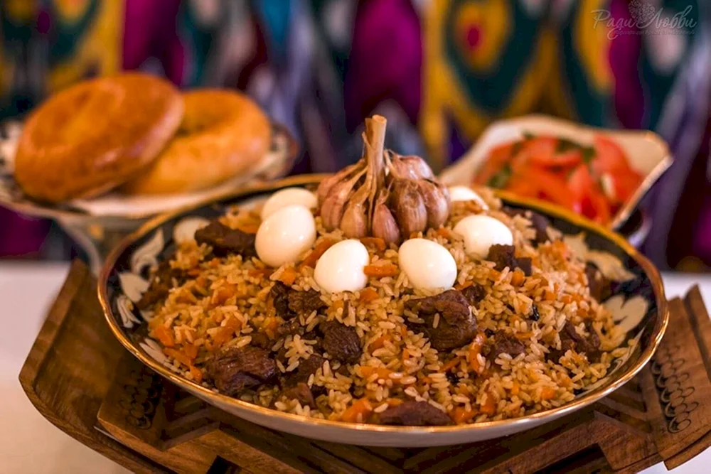 Chaykhan plov Usbekistan