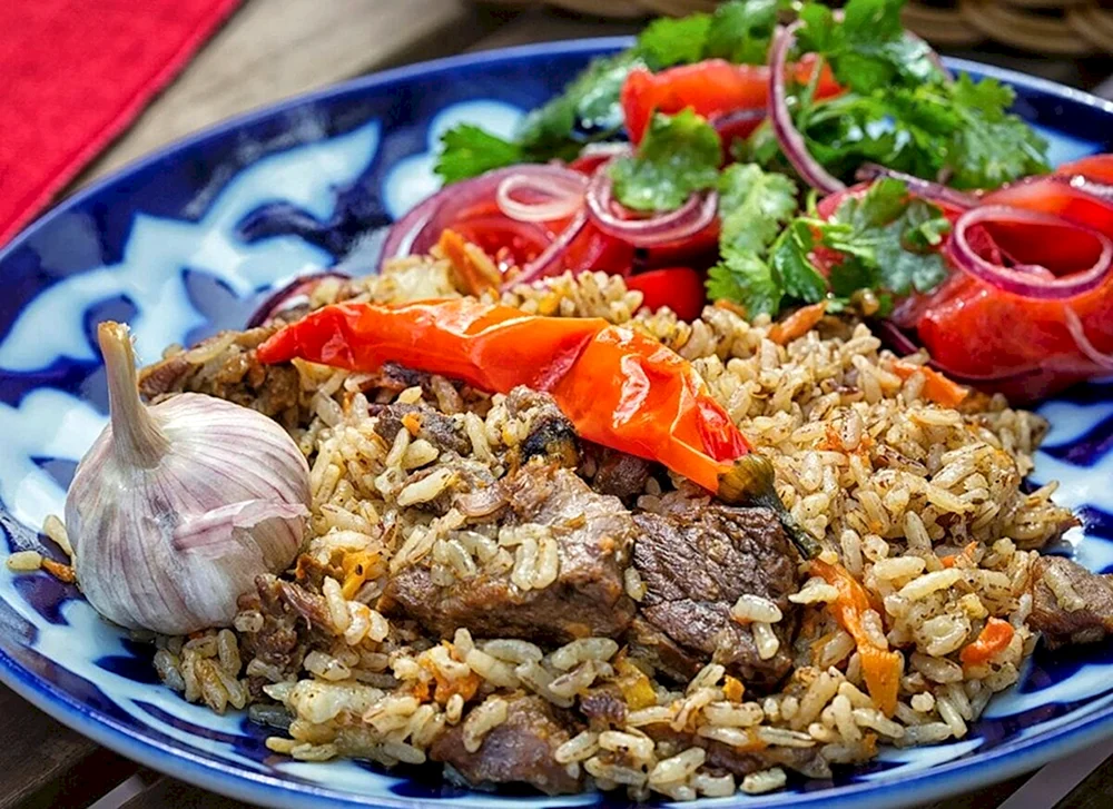 Chaykhan plov Usbekistan
