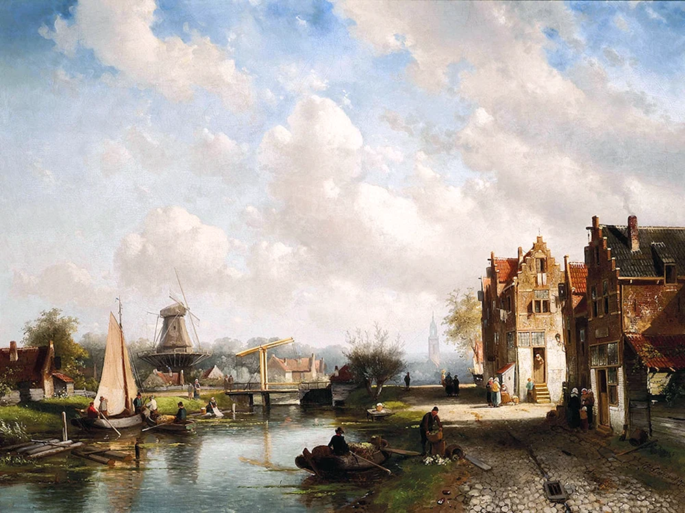 Charles Henri Joseph Leickert 1816-1907 Belgien