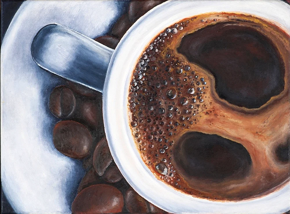 Kaffeetassenmalerei