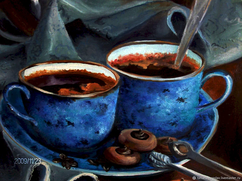 Stillleben mit Kaffeetasse