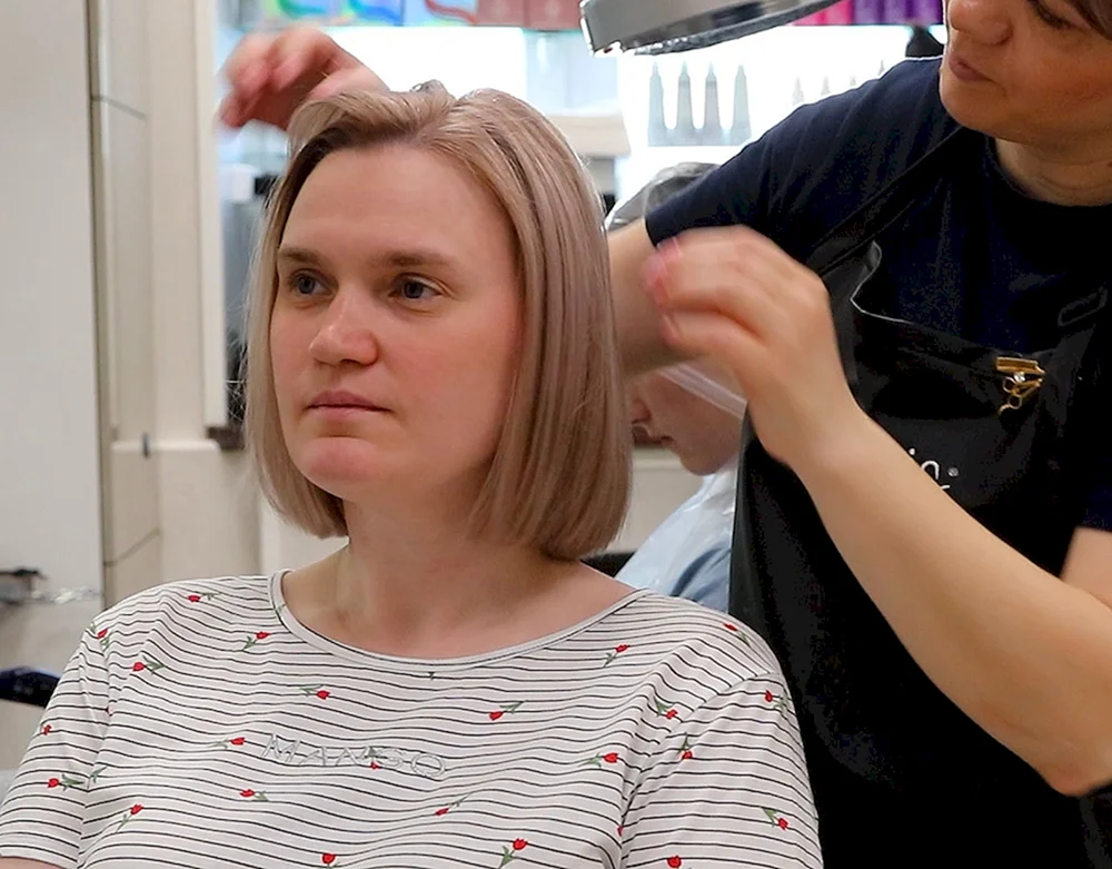 Schönes Wurzelbalayage Shatush