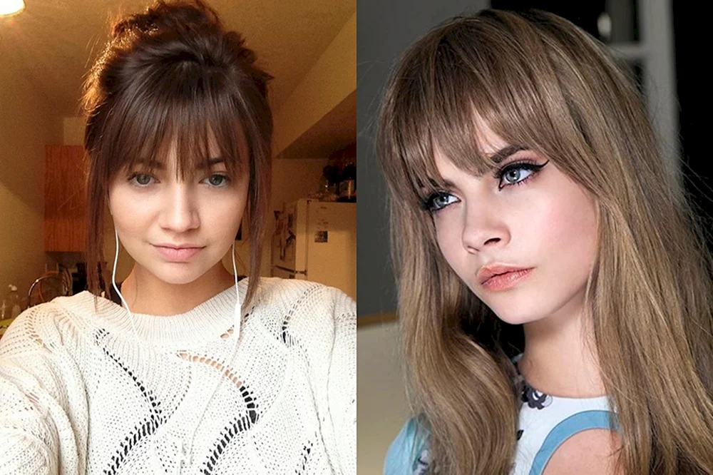Lockiger Pony. Hailey Baldwin