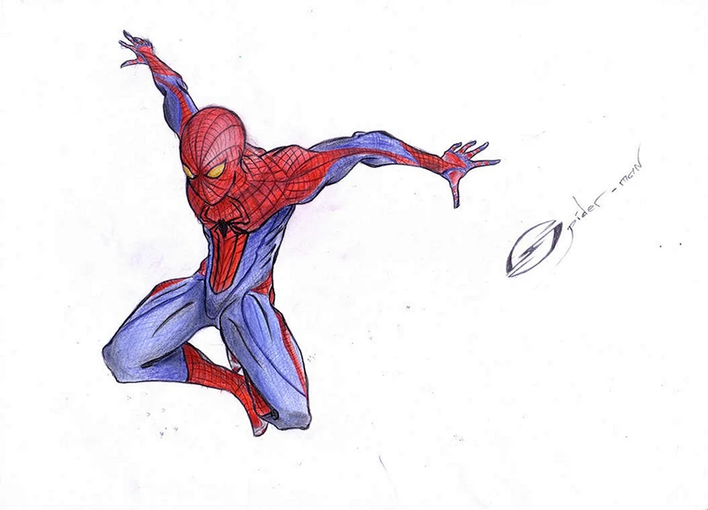Spiderman Zeichnung