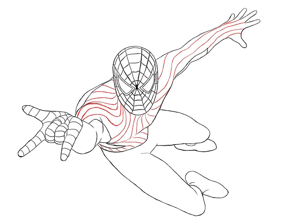 Spider-Man zeichnen