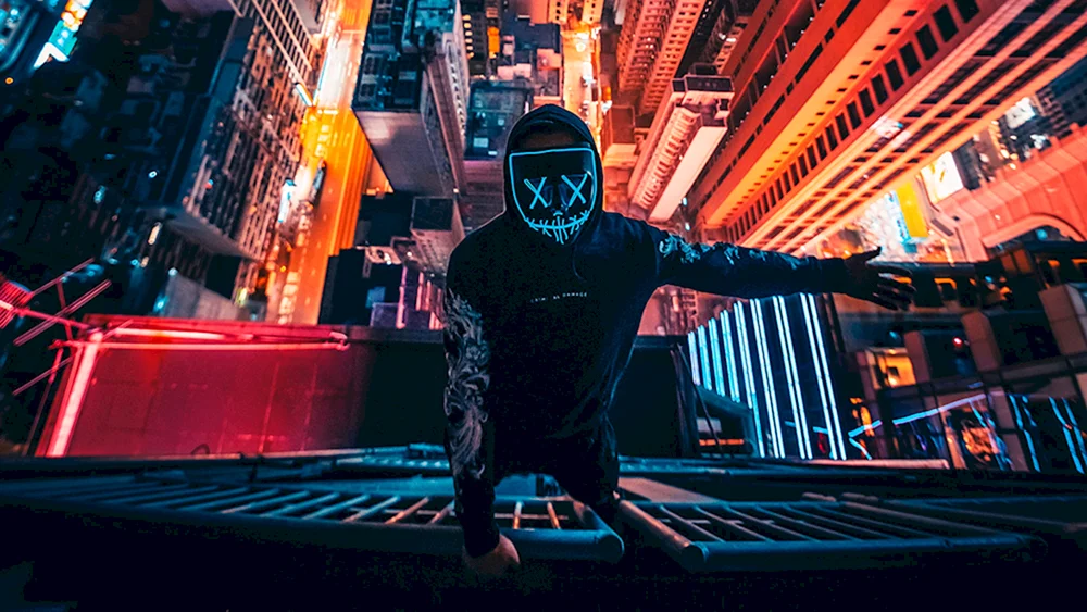 Maske - neon