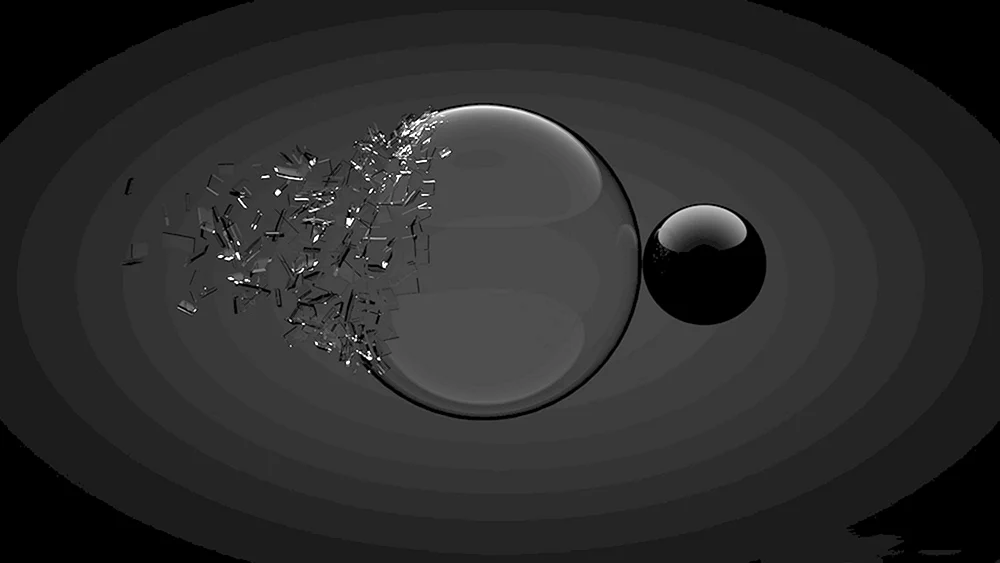 Dunkler Desktop-Hintergrund Minimalismus