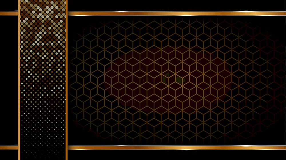 Schwarzer und goldener Hintergrund