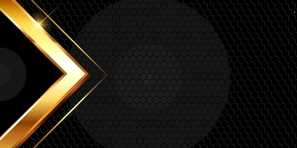 Schwarzer und goldener Hintergrund