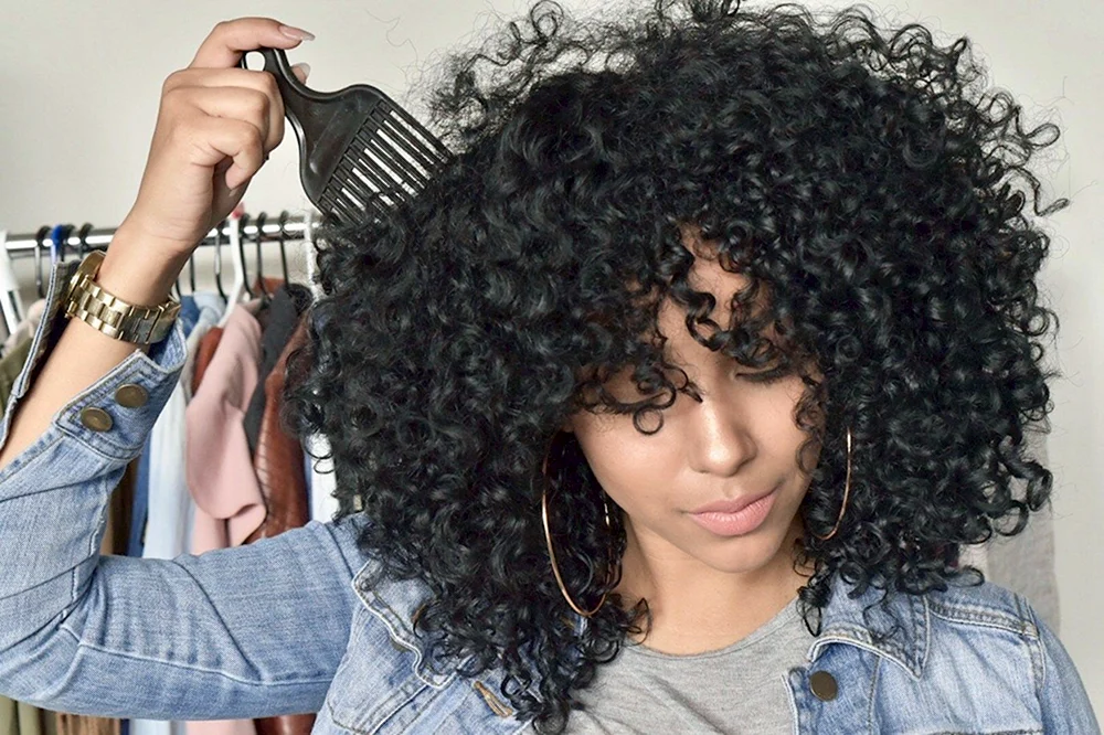 Afro-Locken meliert
