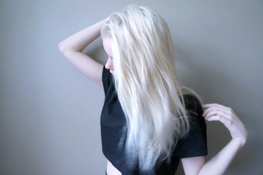 Blondes Haar
