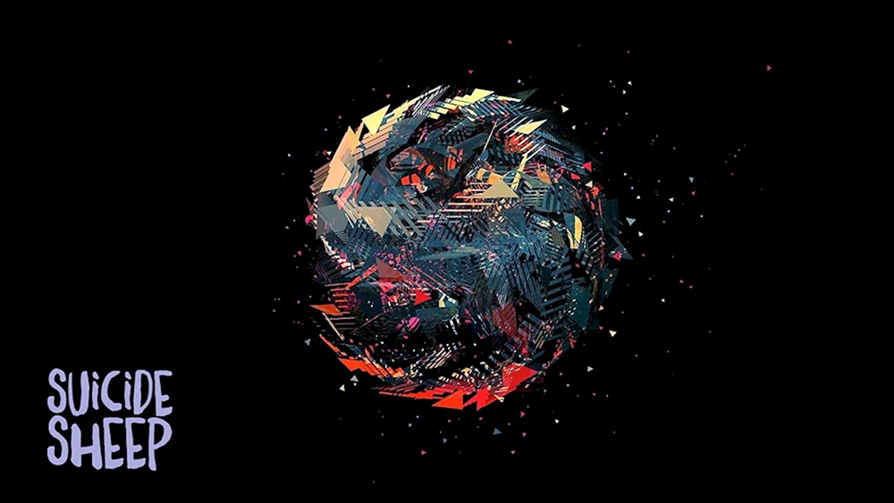 Schwarzer abstrakter Hintergrund