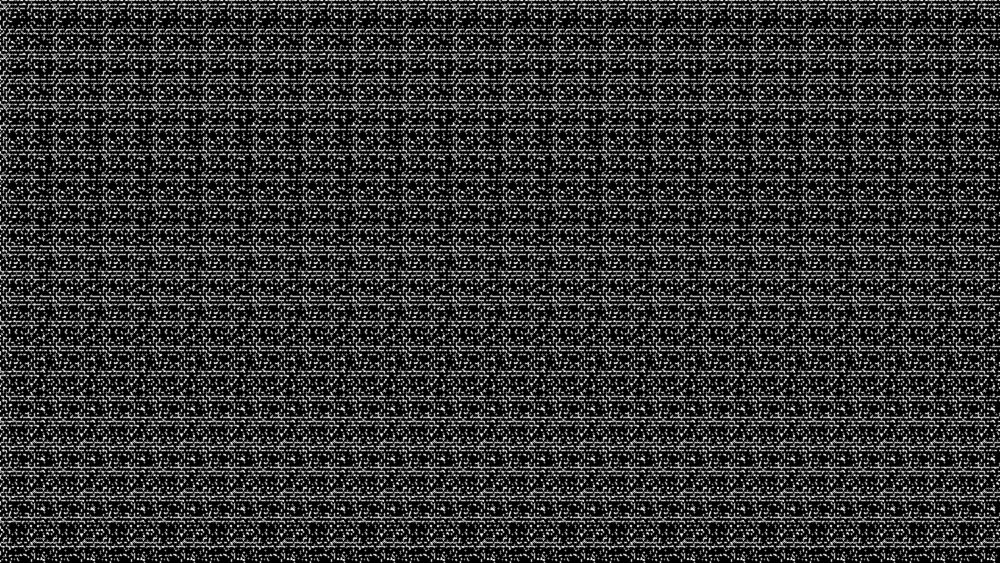 Schwarzes Bild ohne alles