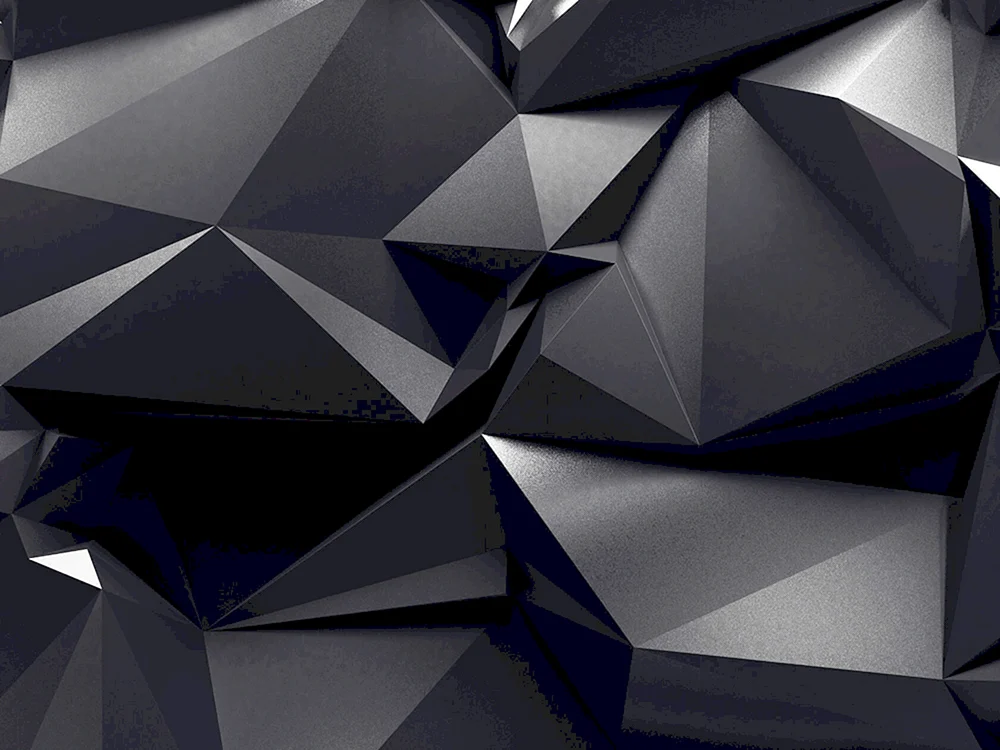 Schwarzer geometrischer Hintergrund