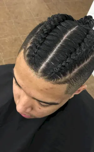 Cornrows Zöpfe Herren