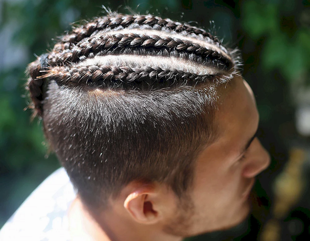 Cornrows Zöpfe Männer