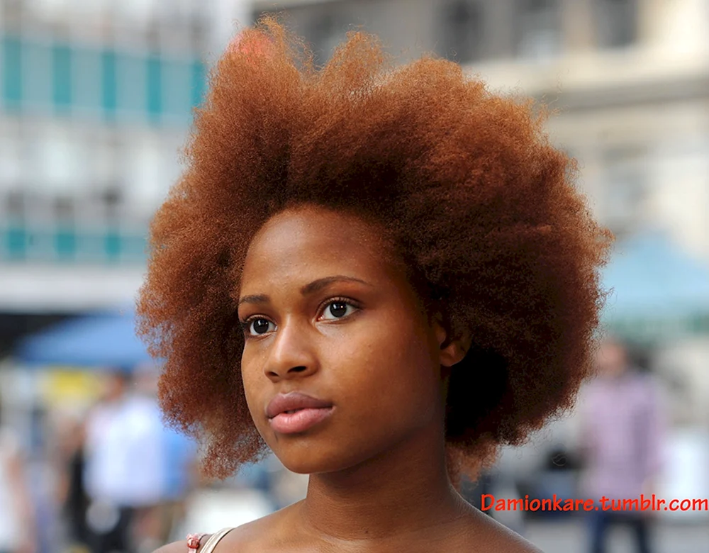 Curly Haar Styles Ginger- gefärbt