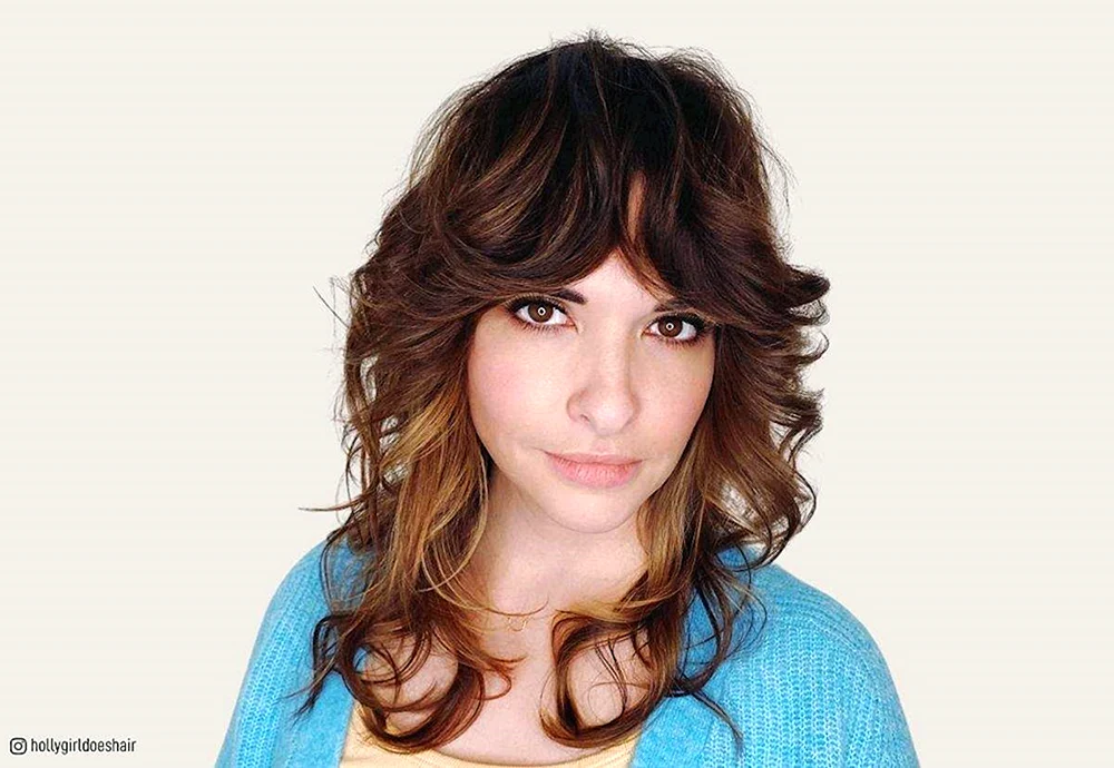 Curtain Bangs Haarschnitt