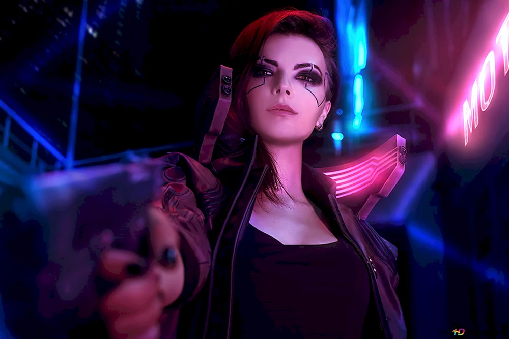 Cyberpunk 2077 v weiblich