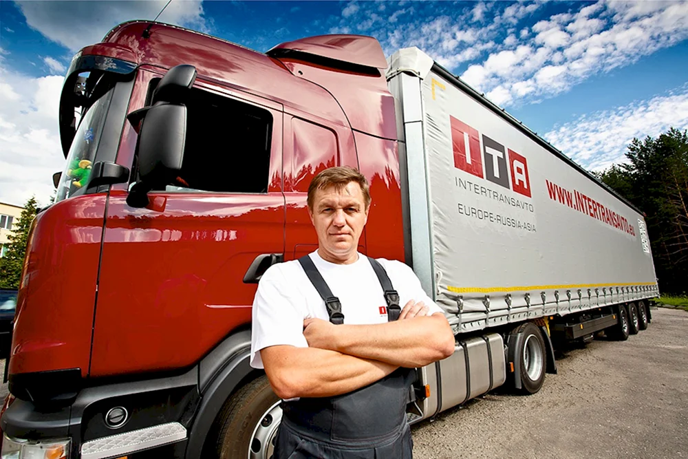 Scania Lastkraftwagenfahrer