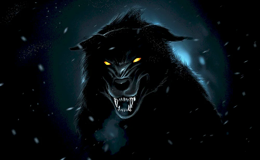 Weißer Wolf