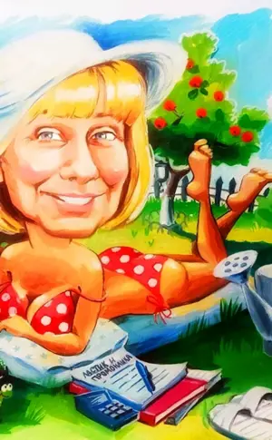 Dasnitsa-Karikatur