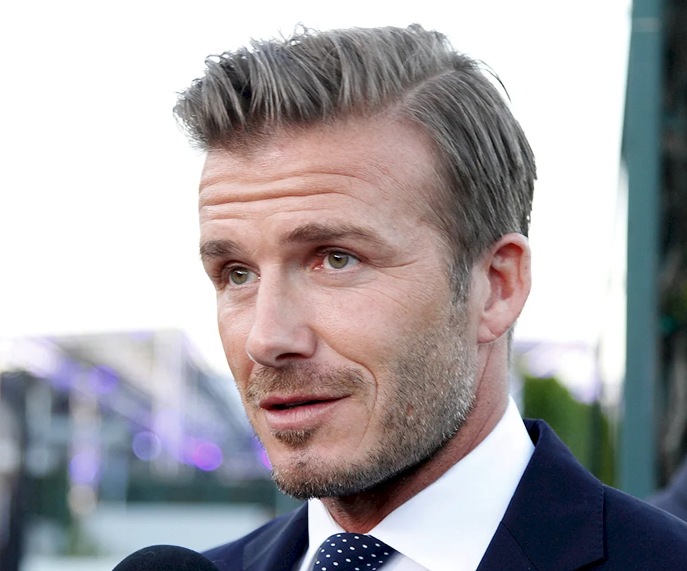 David Beckham Seitenscheitel