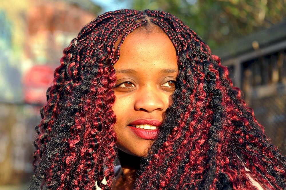 De Senegalesische Afro Zöpfe