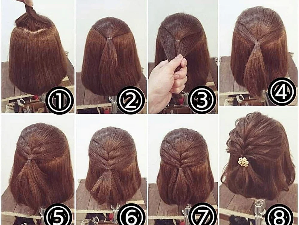 Deguy-Frisuren für kurzes Haar