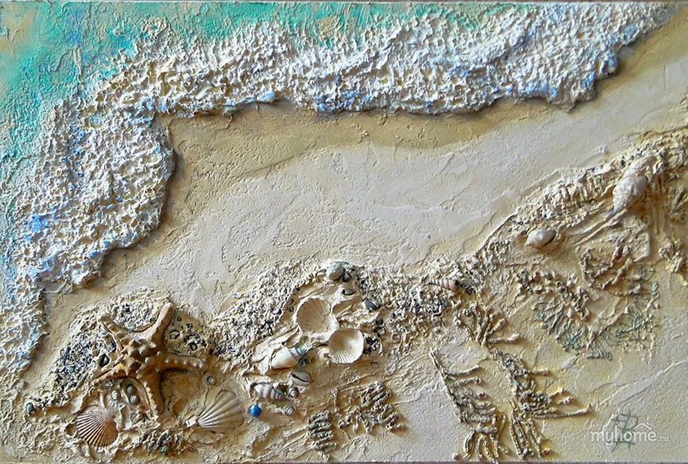 Alexandr Zhilyaev malt mit Acrylfarben
