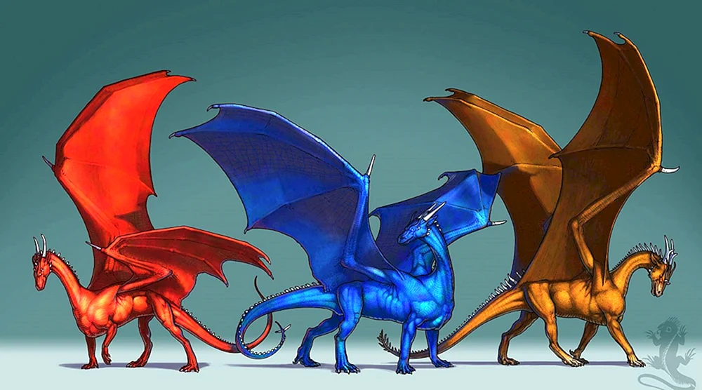 Viserion der Drache der goldene Drache