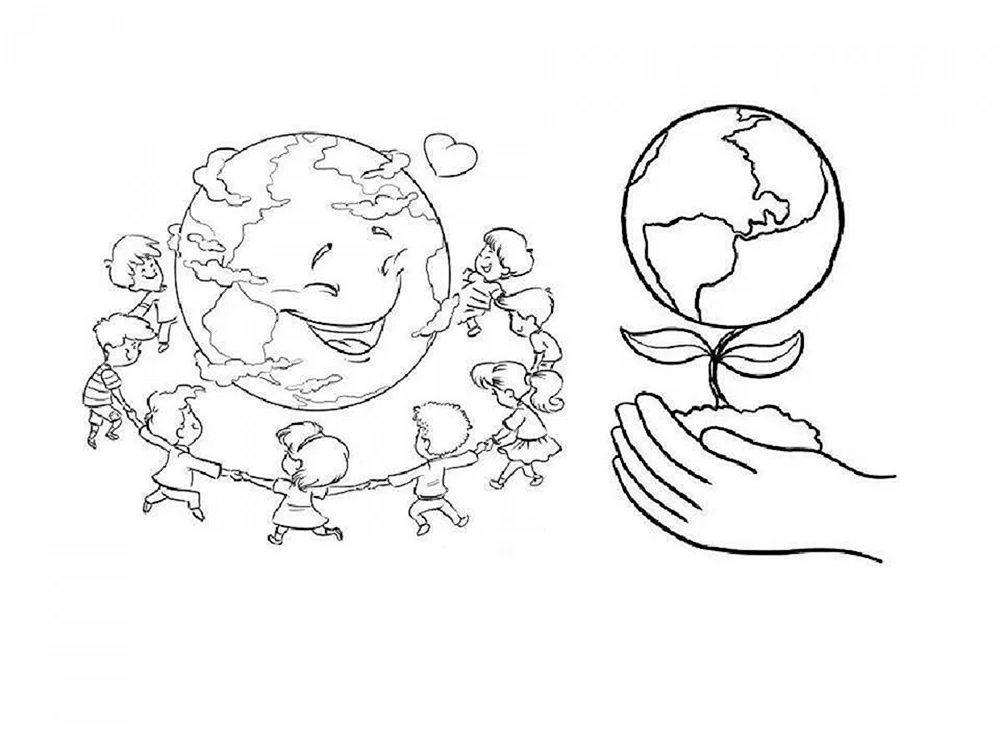 Earth Day ausmalen