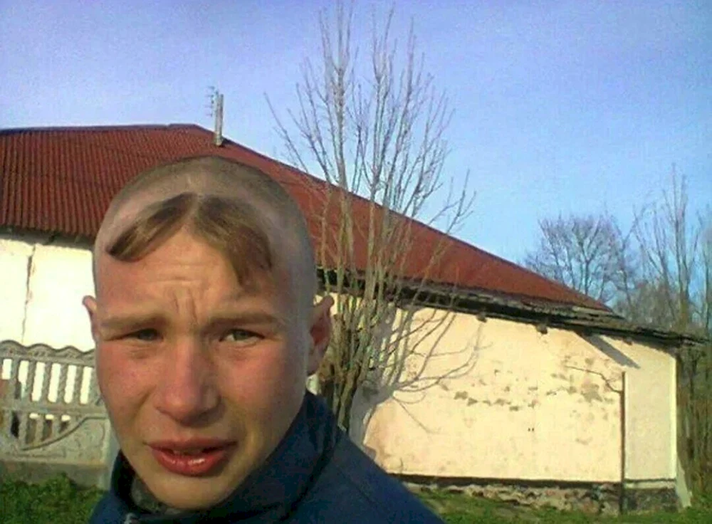 Rustikaler Haarschnitt mit Pony