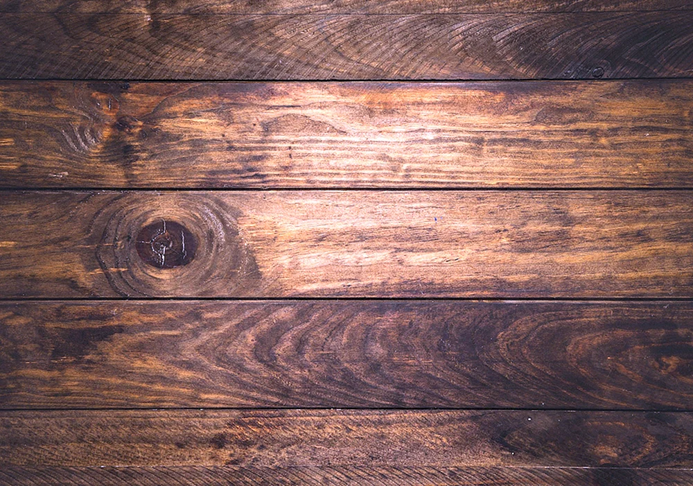 Wooden table surface