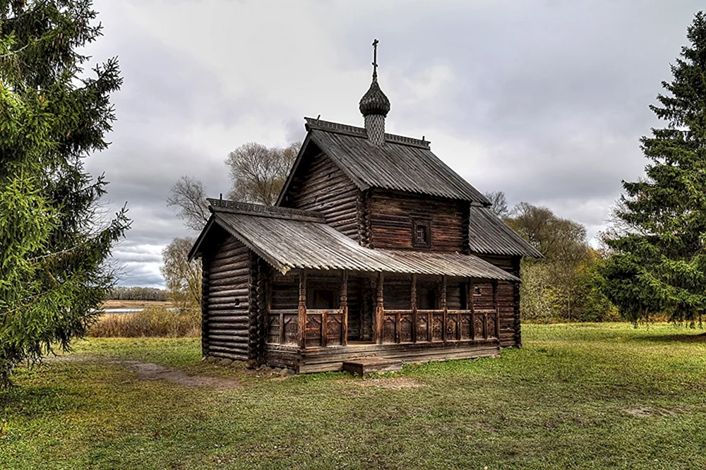 Die Holzkirchen der alten Rus