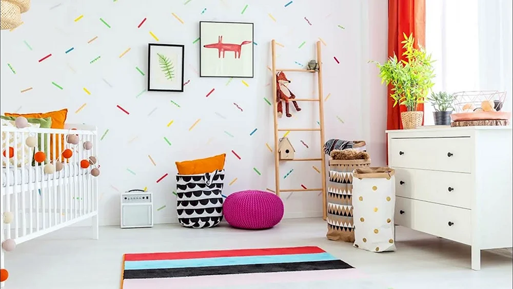 Mädchen Kinderzimmer Tapete im Kinderzimmer