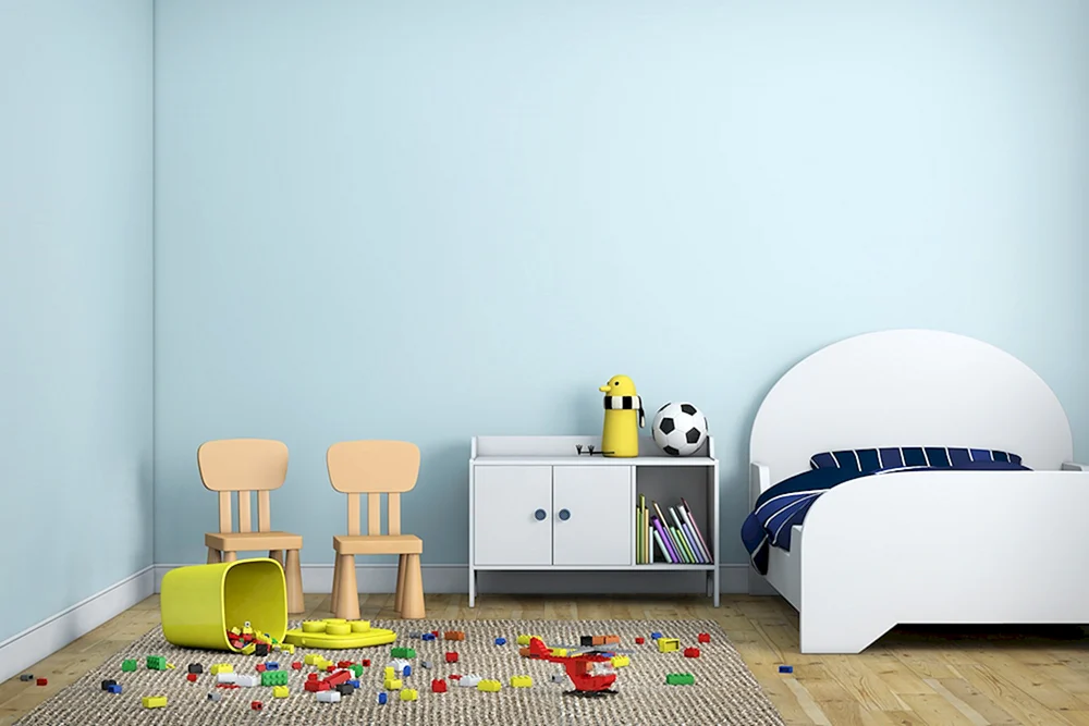Mädchen Kinderzimmer Cartoon Tapetenkombination im Kinderzimmer