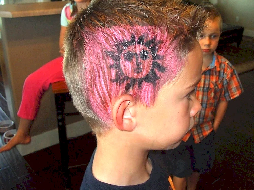 Schöne gefärbte Haare